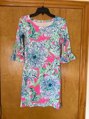 Lilly Pulitzer Ruffle Bell Sleeve Dress